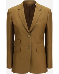 Burberry - Wool And Mohair Blazer - Lyst