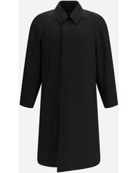 Prada - Single-Breasted Coat With Long Sleeves - Lyst