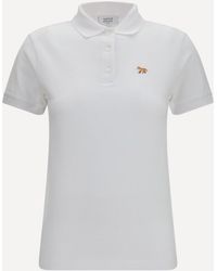 Maison Kitsuné - Baby Fox Cotton Piqué Polo - Lyst