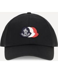 Moncler - Baseball Cap With Tricolour Logo - Lyst