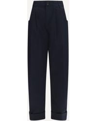 Jacob Cohen - Lindsay Barrel Wide Pants Gabardine - Lyst