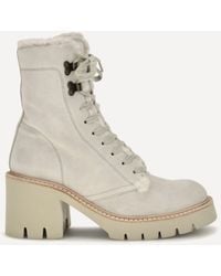 Pedro Garcia - Zineta Suede Lace-Up Ankle Boots - Lyst