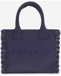 Pinko - Canvas Tote Bag - Lyst
