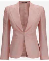 Gucci - Jacket Silk Faille - Lyst