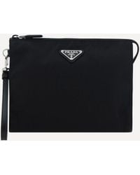 Prada - Re-Nylon And Saffiano Necessaire Beauty Case - Lyst