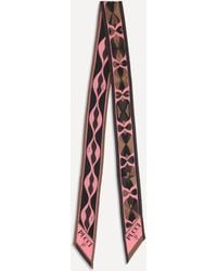 PUCCI - Silk Twill Bandeau Scarf With Mixed Prints - Lyst