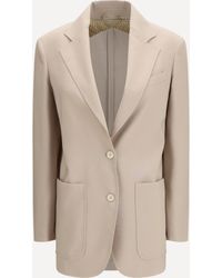 Max Mara - Single-Breasted Wool-Blend Blazer - Lyst
