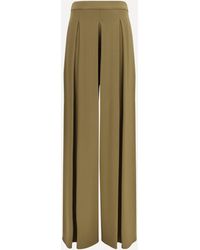 Max Mara Pure - Viscose Technical Jersey Pants - Lyst