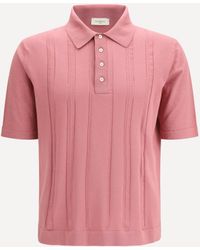 Piacenza Cashmere - Cotton Polo With Classic Collar - Lyst