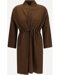 Ella - Deconstructed Drawstring Cardigan - Lyst