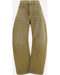 The Attico - Wide-Leg Jeans With Back Belt - Lyst