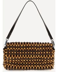 STAUD - Timmy Shoulder Bag Multi Wood Beads - Lyst