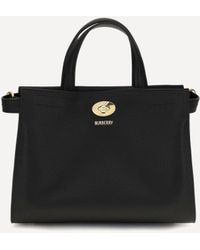 Burberry - Mini Cotswolds Check Top Handle Bag - Lyst