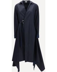 Loewe - Layered Belted Midi Dress - Lyst