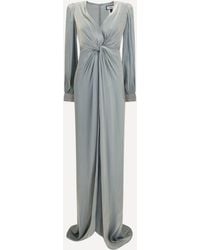 Nissa - Long Crossover Dress - Lyst
