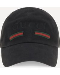 Gucci - Cotton Baseball Cap With Embroidery - Lyst