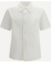 Prada - Distressed Cotton Shirt - Lyst