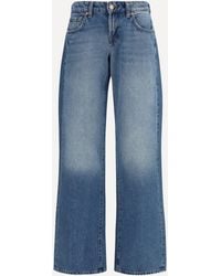 7FOR - Straight-Leg Jeans - Lyst