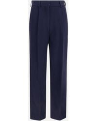 Blazé Milano - Alcanara Fox Lightweight Wool Pants - Lyst