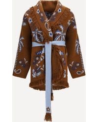 Alanui - Island Roots Cardigan With Belt - Lyst