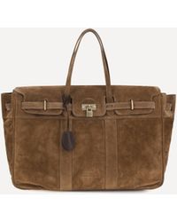 Brunello Cucinelli - Explorer Suede Travel Bag - Lyst