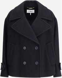Chloé - Chloã Oversize Short Coat - Lyst