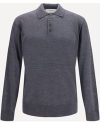 Golden Goose - Virgin Wool Polo Shirt - Lyst