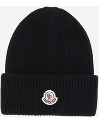 Moncler - Cappello Beanie Con Logo - Lyst