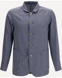 Finamore 1925 - Cotton And Silk Blend Jacket - Lyst