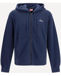 KENZO - Eiffel Tower Cotton Hoodie - Lyst