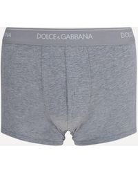 Dolce & Gabbana - Two-Pack Stretch Cotton Boxer Briefs - Lyst