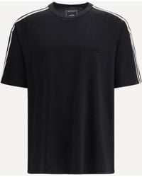 Y-3 - Short-Sleeve T-Shirt With 3 Stripes - Lyst