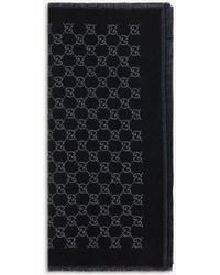 Gucci - Miss Stenny Gg Monogram Wool Scarf - Lyst
