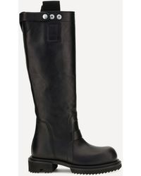 Rick Owens - Gabe Leather Knee-High Boots - Lyst