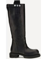 Rick Owens - Gabe Leather Knee-High Boots - Lyst
