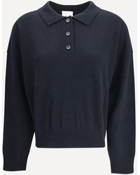 Allude - Wool Polo Sweater - Lyst