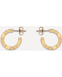 Versace - Greca Motif Earrings - Lyst