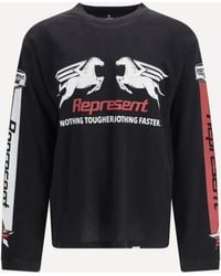 Represent - Mesh Pegasus Long Sleeve T-Shirt - Lyst