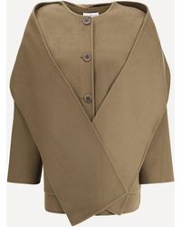 The Dynamis Studio - Wool Scarf Coat - Lyst
