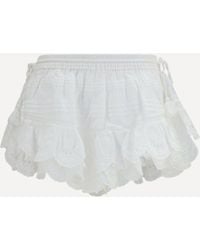 Isabel Marant - Puria Shorts With Ruffles - Lyst