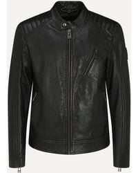 Belstaff - Lambskin V Racer Jacket - Lyst