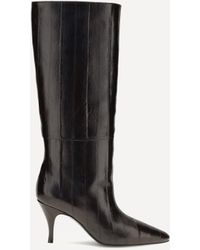 Herbert Levine - Tall Leather Boots - Lyst