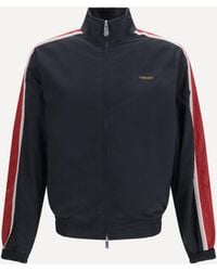 Versace - Nylon Blouson Jacket With Embroidered Logo - Lyst