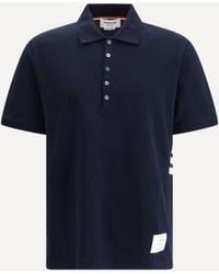 Thom Browne - Polo Whit Iconic Bands - Lyst