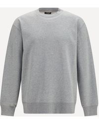 Balmain - Felpa Girocollo Con Logo Ricamato - Lyst