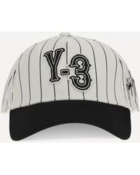 Y-3 - Pinstripe Baseball Cap - Lyst
