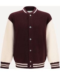 Laneus - Cashmere And Silk Bomber - Lyst