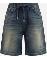 Amiri - Shorts Drawstring Denim - Lyst