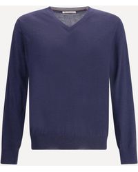 Brunello Cucinelli - Ultrafine Virgin Wool Sweater - Lyst