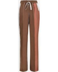 Kiton - Striped Silk Pants - Lyst